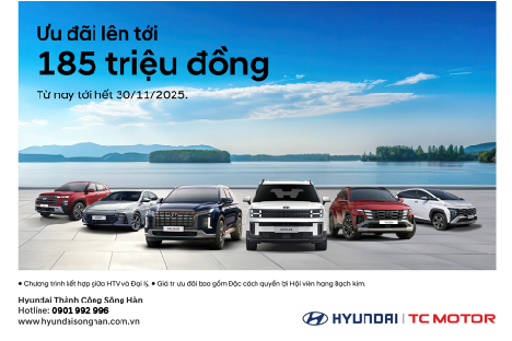 Sở Hữu Xe Hyundai Với Ưu Đãi Lớn Nhất Năm 2025